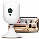 VIM TAG Überwachungskamera Innen WLAN mit App, 4MP Kamera Überwachung Innen für Zuhause, Mensch/Ton/Bewegungsalarm, Haustierkamera mit App, Nachtsicht, 2-Wege-Audio, Baby Monitor with Camera
