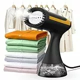 Steamer Dampfglätter Reise 10s Schnelles Aufheizen, 1500 W 25 g/min Tragbarer Dampfbügler Handgerät, Klein Leicht Clothes Steamer für Zuhause Büro, 300 ml Wassertank & Abschaltautomatik