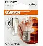 OSRAM Original Sonderlampe - Glühlampe,12V P21/4W Halogen Zusatzlicht 7225-02B im Doppelblister