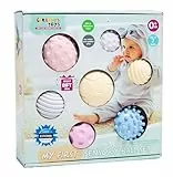 GERARDO'S Toys Small Ball Set mit 7 Bällen verschiedener Textur für Kinder und Babys, ungiftig und BPA frei