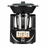 Philipiak Küchenmaschine mit Kochfunktion Cookover Multifunktions Universalküchenmaschinen mit WLAN und Waage - LCD-Display mit Touch-Tasten