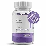 Melatonin Gummies - 100% Vegan - Melatonin Hochdosiert - Einschlafhilfe Erwachsene - 60 Stück - Spray-Alternative - Sleep Supplement - Besserer Schlaf - Zuckerfrei - Ohne Gluten und Laktose