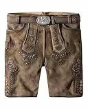Stockerpoint Artur Herren Trachtenlederhose, Ahorn Gespeckt, 52