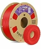 OVERTURE TPU Filament 1.75 mm, Flexible TPU Rolle Weiches 3D-Drucker Filament, 95A 1kg Spule (2.2 lbs), Maßgenauigkeit +/- 0,02 mm (Rot)