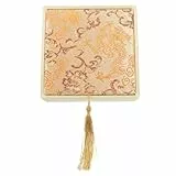 WATIIFUFU Schmuck-organizer-box Aus Satin Und Karton Mit Vintage-mustern, Bruchfest Und Langlebig Zur Aufbewahrung Von Halsketten, Armbändern, Ohrringen Und Schmuckstücken, Dekorative Schmuc