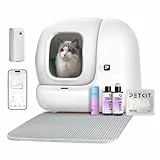 PETKIT Pura Max 2 Selbstreinigende Katzentoilette, 76L Katzenklo Selbstreinigend,xSecure,Geruchsbeseitigung,App-Steuerung,Große Fassungsvermögen,Automatisches Katzenklo für Mehrere Katzen