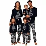 Weihnachts Pyjama Family Set, Christmas Pyjama Weihnachtsschlafanzüge Familie Couple Pyjama Set Matching Pyjamas Couple Weihnachts Schlafanzug Für Damen Herren Kinder Baby