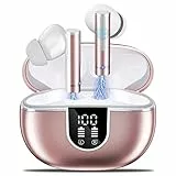 Ulfsaar Bluetooth Kopfhörer in Ear, 2023 Neue kabellose Bluetooth 5.3 HiFi Stereo Sport Ohrhörer mit LED Anzeige, IP7 Wasserdicht für iOS, Android