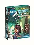 Clementoni Galileo Escape Game - Gefangen im Grusel-Haus - Gesellschaftsspiel zum Knobeln & Rätseln inkl. Hinweiskarten und Requisiten - Familienspiel ab 8 Jahren 59449