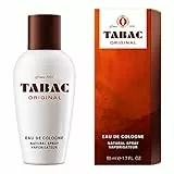 Tabac® Original | Eau de Cologne - Original Seit 1959 - würzig-frisch - dezente männliche Pflege - zeitloser Männerduft | 50ml Natural Spray Vaporisateur