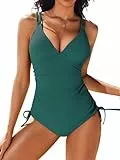 AI'MAGE Badeanzüge für Damen Einteiliger Badeanzug Bademode Damen Badeanzug Bauchweg Bademode Swimsuit High Waist Schwimmanzug XL
