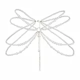 Mehrlagige Gold Perlen Taillenkette, Verstellbare Bauchkette Damen, Perlen Körperkette, Sexy Bikini Taillenperlen, Waist Chain, Kettengürtel, Schmuck für Frauen Kleider Jeans Körper