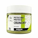 EATALIAN by AMZ BETTER Protein-Pistaziencreme CRUNCHY 200 gr, Streichfähige Creme mit Pistazienstückchen, Süßer Geschmack, Ideal auf Brot, Zum Füllen von Desserts, Dubai Chocolate, Made in Italy
