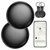 GPS Tracker Android Tag 2-Pack - Schlüsselfinder KeyFinder kompatibel mit Google Mein Gerät Finden APP (Android NUR),Bluetooth Smart Tag für Geldbörse,Gepäck,Brieftasche,Austauschbare Batterie
