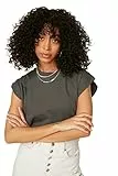 TRENDYOL Damen Trendyol T-shirt mit Sleeveless Basic T-Shirt Westlich, Anthracite, S