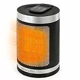 SereneLife Smart Heizlüfter 1500W PTC Keramik, Leise & Energiesparend, WiFi Thermostat, Fernbedienung, Timer, Kippschutz