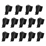 Wanjorlay 20 Stück Golf Club Aufbewahrungsclip aus Kunststoff Golf Putter Clip Organizer Ball Schutz Schläger Golf Zubehör für Golfer Schwarz