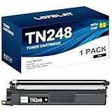 LOFBLAT TN248 TN248XL TN-248CMYK Kompatibel für Brother TN248 TN248XL Schwarz für Brother MFC-L3760CDW Toner für MFC-L3740CDW MFC-L3740CDWE DCP-L3560CDW DCP-L3555CDW HL-L3520CDWE (Schwarz)