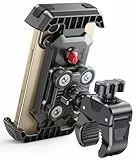 CIRYCASE Handyhalterung Motorrad [Upgrade Vibrationsgedämpft], Superstabile Handyhalterung Fahrrad, 360° Drehbar & Schnellverschluss Handyhalter Motorrad Kompatibel mit iPhone, 4.7-6.8'' Smartphone