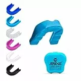 Mundschutz - Slim Fit Sport Mundschutz mit Etui - Zahnschutz zum Schutz beim Kontaktsport - Langlebiges Boxen, MMA, Judo, Karate, Rugby, Hockey, Fußball Mundschutz (Babyblau, Jugendliche unter 10)