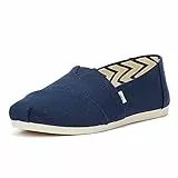TOMS Alpargata Cotton Canvas Womens Navy Espadrilles-UK 7 / EU 40