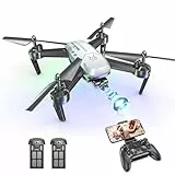 Wipkviey T6 Drohne mit Kamera 1080P, FPV WiFi Drone für Anfänger, RC Quadrocopter mit 2 Akkus, Schwerkraft-Erkennung, Flip Mode, Ein-Tasten-Start, Headless Mode Mädchen/Jungen Spielzeug, C0