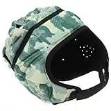 Parliky Rugby Helm für Fußball Erwachsene und Stoßfester Atmungsaktiver Schutzhelm mit Verstellbaren Riemen Leichter Komfortabler Kopfschutz für Torwart und Rugby Spiel