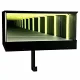 HOVCEH Infi.nity Garage Schlüsselanhänger, Infi.nity Spiegel Key Garage mit LED, Schlüsselanhänger Auto Geschenke für Autoliebhaber