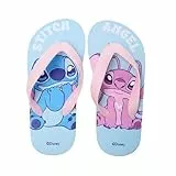 Disney Stitch Flip-Flops für Mädchen, Zehentrenner Sommersandalen Geschenk für Mädchen, Größen EU 26 bis 33 (Blau, EU Schuhgrößensystem, Kleinkind, Damen, Numerisch (von/bis), M, 28, 29)