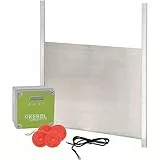 Kerbl 70547 Automatische Hühnertür Set inklusive Schiebetüre, Hühnerklappe Geflügelklappe Geflügelstallklappe Tür 220 x 330mm