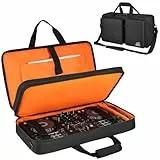 DJ Controller Tasche kompatibel mit Pioneer DDJ-FLX4/DDJ-REV1/DDJ-400/DDJ-SB3/DDJ-RB,Gepolsterte Aufbewahrungstasche für DJ-Controller,passend für Numark Mixtrack Pro FX/Platinum FX/Roland DJ-202