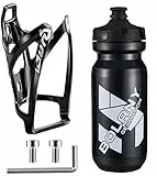 OSIGEI Fahrrad Flaschenhalter mit 22 Oz Fahrradflasche, Leicht GeträNkehalter Fahrrad mit Schrauben - BPA Frei Fahrrad Trinkflasche für Fahrrad, Rennrad, Mountainbikes