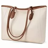 SENDEFN Handtasche Damen, Shopper Tasche Mittelgroß, Tote Bag mit Reißverschluss & Innenfächern, Geräumige Henkeltasche Arbeitstasche Schultertaschen für Arbeit, Schule, Einkauf