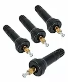 Flaconi 4PCS Reifen Ventilstämme Auto,Ventil Fuer Reifendrucksensor,Ventil für Schrader Sensor,eifendruckkontrollsystem TPMS Sensor Ventilschaft Reparatur und Wartung,für die Meisten Autos,Schubkarren
