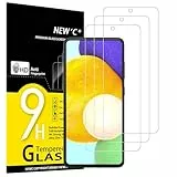 NEW'C 3 Stück für Samsung Galaxy A52, A52 5G, A52S 5G für Panzerglas, Frei von Kratzern, 9H Härte, HD Displayschutzfolie, 0.33mm Ultra-klar, Ultrabeständig