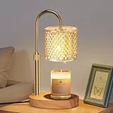seenlast Kerzenwärmer Lampe, Candle Warmer Lamp mit Timer und Dimmer, Vintage Kerzenwärmer Elektrischer Candle Warmer für Duftkerzen im Glas, Zuhause, Schlafzimmer, Dekoration