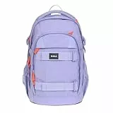 LÄSSIG Schulrucksack mit Reflektoren und höhenverstellbarem Rückenteil/School Backpack Bold Lavender