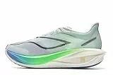 LI-NING Männer Laufschuhe Boom Fiber Reflektierende Leichte Atmungsaktive Racing Sneakers FEIDIAN 5 Challenger ARMV001 Weiß Himmelblau Grün EU 47 2/3