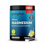 Magnesium Komplex Pulver 600g - Hochdosiert mit Bisglycinat, Citrat & Malat - Schnelle Löslichkeit - Für Muskeln, Nerven & Elektrolyt-Haushalt* - Zitronengeschmack - 100% rein und laborgeprüft
