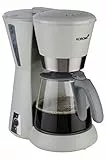 Korona – Kaffeeautomat 10206 I 1,25 Liter I 10 Tassen I 1080 W I Stein-Grau