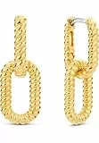 Ohrringe der Marke Ti Sento Milano Ohrringe aus Sterlingsilber in Gold Farbe Silber und Gelbgold plattiert. Die Breite beträgt 2 mm. Das Gewicht ist 0,00485. Die Referenz ist 7963SY