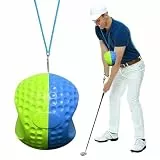 Zinueen Golf Schwungtrainer Ball, Trainingshilfe für Haltung & Bewegungskorrektur mit Trageseil - Golfball Übungsgerät für Workout, Golf Training & Schwungtechnik - Ideal für Anfänger (M=150-175CM)