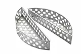 RÖSLE Kohlekorb F60/F60 AIR, 2-tlg., Hochwertige Kohlekörbe für gleichmäßige Hitze im Kugelgrill, passend für Kugelgrills mit 60 cm Durchmesser, Stahl, Silber