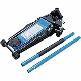 BGS 7873 | Rangier-Wagenheber | 3,0 t | hydraulisch | Doppelhubkolben-Mechanik | Hubhöhe 75-510 mm