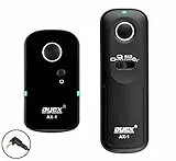 ayex Funk-Fernauslöser AX-1 Kompatibel mit Canon E3 zB EOS R R6 RP 80D 90D M6 2000D 1300D 1100D 760D 650D 600D Mit vielen Funktionen wie Serienauslösen Bulb