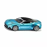 siku 1582, Aston Martin DBS Superleggera, Spielzeug-Auto, Metall/Kunststoff, Blau, Türen zum Öffnen, Sportfelgen mit Gummireifen