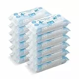 by Amazon Ultrasensitive Babyfeuchttücher, 100% pflanzliche Fasern, 99% Wasser, 720 Tücher, Unparfümiert, 12 Packungen à 60 Stück (zuvor unter der Marke Mama Bear geführt, identisches Produkt)