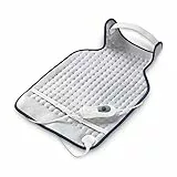 medisana HP 460 Nacken- & Rückenheizkissen, Wärmekissen für Rückenschmerzen & Nackenschmerzen mit 3 Temperaturstufen, Heizkissen mit Überhitzungsschutz, Heizmatte mit Abschaltautomatik, waschbar