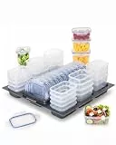 storewell Nest24 Küchen Organizer Set – 24 LocknLock-Vorratsdosen luftdicht mit Deckel, stapelbare Aufbewahrungsboxen für Lebensmittel, Schubladen-Ordnungssystem Küche & Küchenschrank