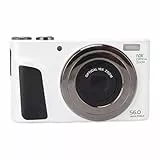 Tbest 4K-Digitalkamera für Fotografie, Vlogging-Kamera mit 2,88-Zoll-Klappbildschirm, 56 MP HD-Gesichtserkennung, 10-facher Optischer Zoom, 6-facher Digitalzoom-Kamera mit Blitz für